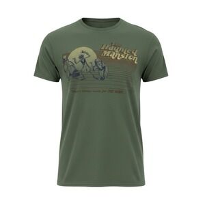 Disney The Haunted Mansion Mens Medium Green Short Sleeve T Shirt